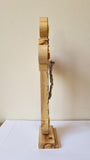 Hand Made Olive Wood & Mother Of Pearl Crucifix From Jerusalem ,The Holy Land