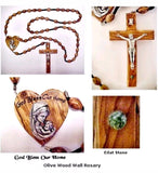 Olive Wood Wall Rosary