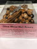 Olive Wood Wall Rosary
