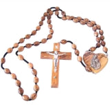 Olive Wood Wall Rosary