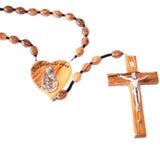 Olive Wood Wall Rosary