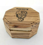 Hand Made Engraved Bethlehem Holy Family Olive Wood Rosary/Jewellery Box