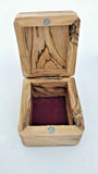 Hand Made Engraved Jerusalem Cross & Christ face Olive Wood Rosary/Jewellery Box