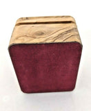 Hand Made Engraved Jerusalem Cross & Christ face Olive Wood Rosary/Jewellery Box