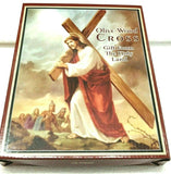 Hand Made Olive Wood & Mother Of Pearl Jerusalem Cross Crucifix From Jerusalem,The Holy Land