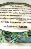 Hand Made Mother Of Pearl The Lord's Prayer ( Our Father ) Wall Plaque