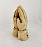 Mini - Baby / Child Hand Carved Olive Wood Praying Hands. Absolutely Beautiful