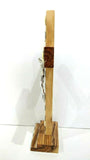 Hand Made Olive Wood & Mother Of Pearl Crucifix From Bethlehem,The Holy Land