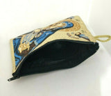 Our Lady Virgin Mary and Baby Jesus Tapestry Rosary / Bible or Church Bag or Purse / with zip