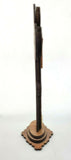 Meaningful Wooden Standing Crucifix With Very Detailed Icons, Please read Description
