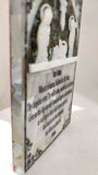Beautifully Crafted Mother Of Pearl Lord's Prayer with Bethlehem Nativity Crib