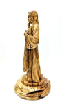 Master Piece Hand Crafted Olive Wood Large Divine Mercy Statue, Please Read description