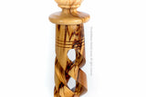 Large Size Olive Wood Candle Holders Sticks/ Free Candles