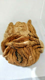 Hand Carved Olive Wood Face Of Christ with Crown of Thorns Wall Hanging
