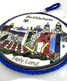 Wall Hanging Ceramic Plaque Icon of Church of the Nativity Bethlehem, Holy Land