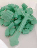 Large Luminous Glow in the dark wall Rosary beads 1.5 m 59", info in description