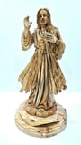 Master Piece Hand Crafted Olive Wood Large Divine Mercy Statue, Please Read description