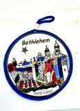 Wall Hanging Ceramic Plaque Icon of Church of the Nativity Bethlehem, Holy Land