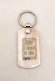 Golden JESUS I TRUST IN YOU Mother of Pearl Keyring, Please read description
