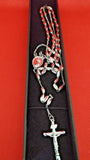 Stunning Silver Full Rosary Beads with Icon. Please Read Description