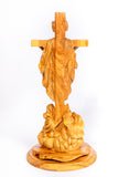 Hand carved olive wood Jesus crucified large Statue from The Bethlehem Nativity Group/ www.tbng.co.uk