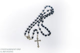 Hematite Stone Rosary With Jerusalem Earth / www.tbng.co.uk