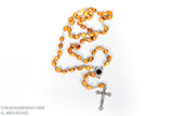 Hand Made Olive Wood Rosary With Jerusalem Earth / www.tbng.co.uk
