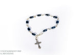 Hand Made Hematite Stone Bracelet Rosary / www.tbng.co.uk 