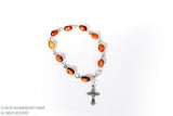Hand Made Olive Wood Bracelet Rosary / www.tbng.co.uk