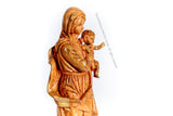 Our Lady and Baby Jesus Large Olive Wood statue from The Bethlehem Nativity Group, tbng . www.tbng.co.uk