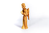 Hand Made Olive Wood angel wings Praying from The Bethlehem Nativity Group . www.tbng.co.uk