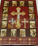 Olive Wood Crucifix 13.5 cm With Holy Soil