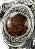 Stunning Hematite Natural Solid Stone Oval Rosary Beads , FREE ROSARY BOX & Free Booklet