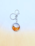 Holy Sepulchre Church Jerusalem, The Holy Land Glass 3D Keyring Key Chain / Double Sided