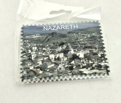 Nazareth City and Annunciation Church Ceramic Fridge Magnet Souvenir