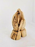 Mini - Baby / Child Hand Carved Olive Wood Praying Hands. Absolutely Beautiful