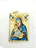 Our Lady Virgin Mary and Baby Jesus Tapestry Rosary / Bible or Church Bag or Purse / with zip
