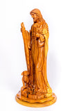Jesus The Good Shepherd Large Olive Wood Hand Carved Statue from The Bethehem Nativity Group / www.tbng.co.uk TBNG