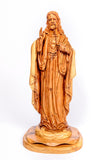 Hand carved olive wood Sacred Heart Of Jesus large Statue from The Bethlehem Nativity Group (TBNG) / www.tbng.co.uk