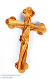 Hand Made Olive Wood & Mother Of Pearl Cross / www.tbng.co.uk