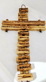 Handmade Olive Wood Cross of The Lord's Prayer / Our Father, Wall Hanging 23cm